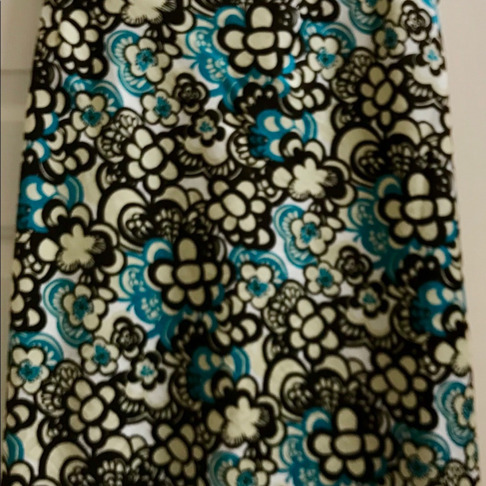 Geoffrey bean brown and white floral